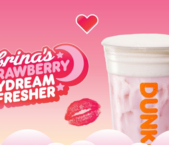 プロモーション用★ Whiteberry あくび Dearest カセットテープ A Sip Worth Dreaming About: Dunkin'® and Sabrina Carpenter Reunite